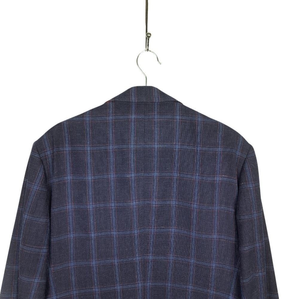 Vitale Barberis Canonico Wool Silk Linen Blend Men's 44 Single Breasted Blazer - Picture 8 of 10